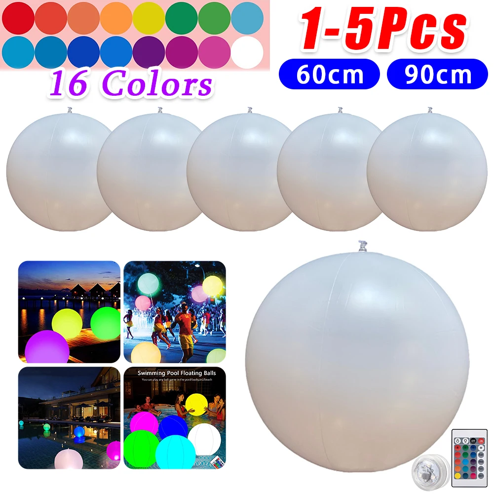 1-5PCS 60/90CM Floating Pool L - огляд і ціна Outdoor Lighting Around Pool