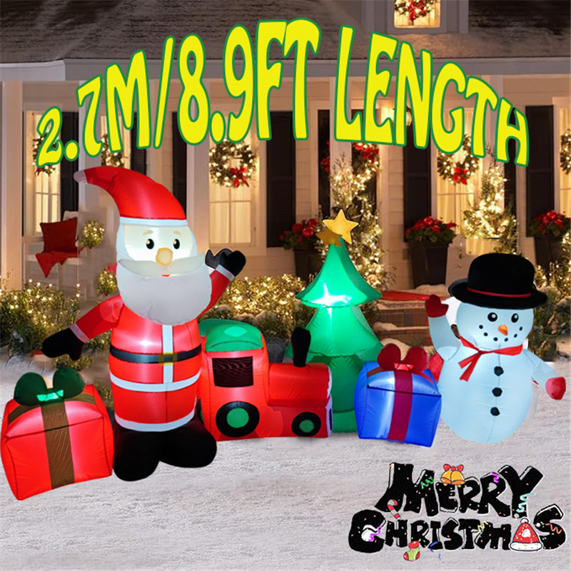 2.7M/8.9FT Christmas Decor Inf - огляд і ціна Xmas Outdoor Lighting Decorations