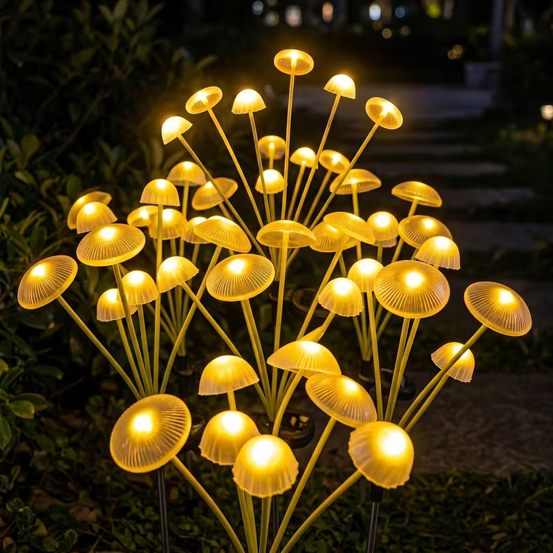 Outdoor LED Solar Mushroom Lig - огляд і ціна Outdoor Lighting Jellyfish