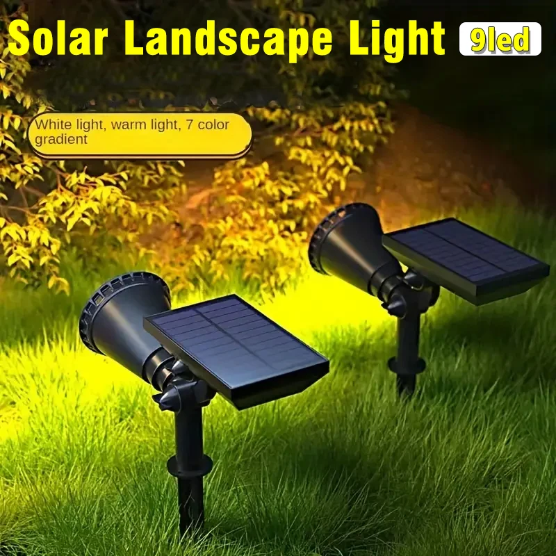 Solar LED Spotlight, 9-LED Out - огляд і ціна Outdoor Lighting On Trees