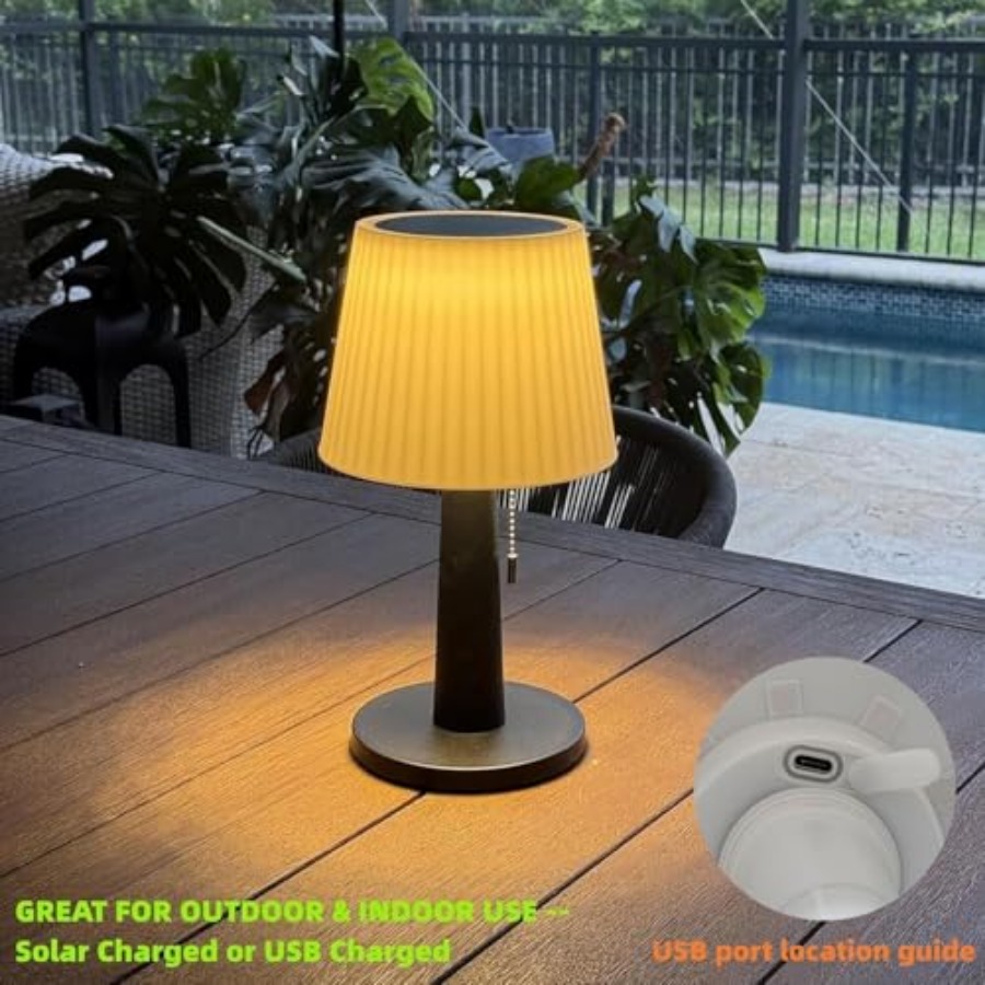 Solar Table Lamps Outdoor Indo - огляд і ціна Outdoor Lighting Solar