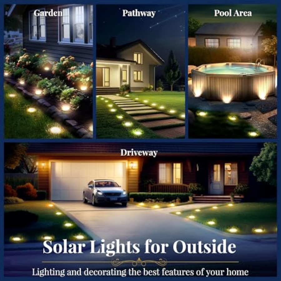 Solar Ground Lights Solar Ligh - огляд і ціна Outdoor Lighting Solar