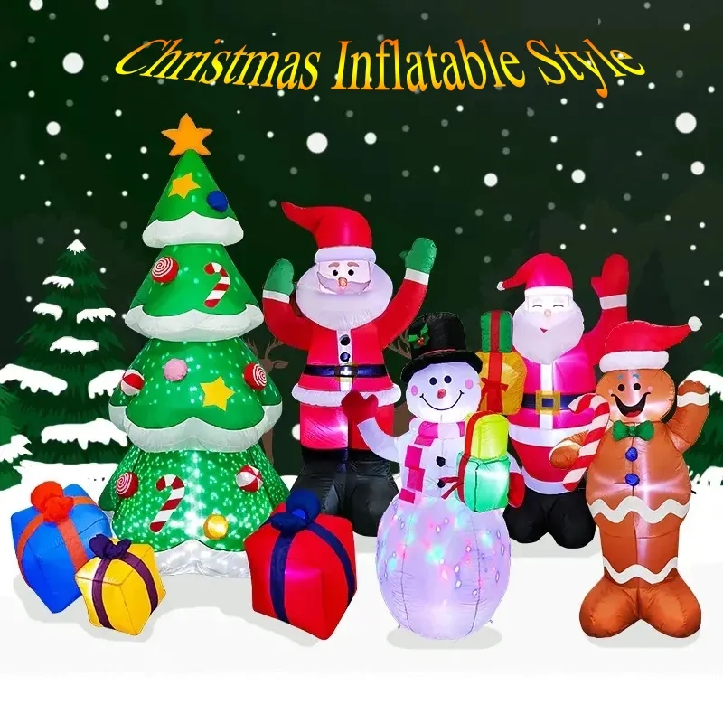 Christmas Inflatables Decorati - огляд і ціна Xmas Outdoor Lighting Decorations
