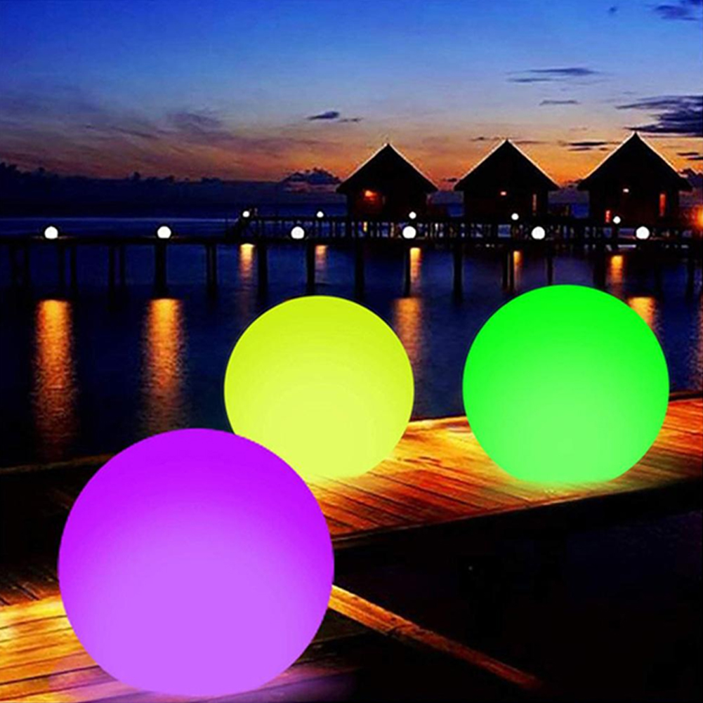 Outdoor LED Garden Ball 16 Col - огляд і ціна Outdoor Lighting Around Pool