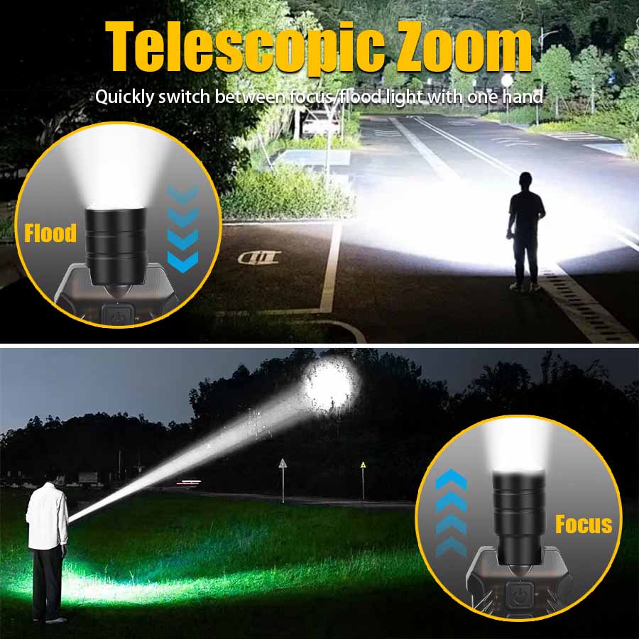 Rechargeable Powerful EDC Flas - огляд і ціна Led Flood Light
