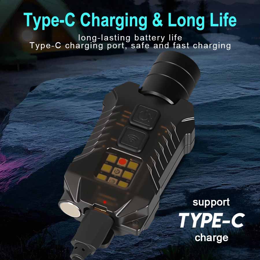 Rechargeable Powerful EDC Flas - огляд і ціна Led Flood Light