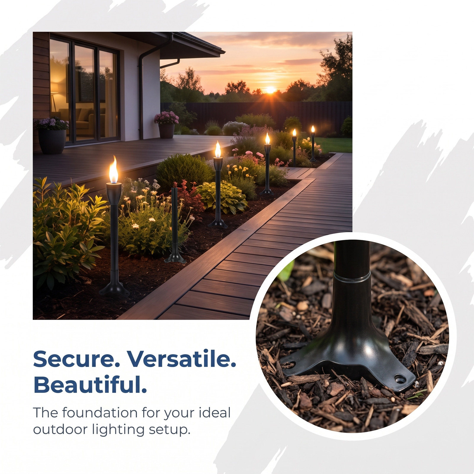 6Set Garden Torch Stake Replac - огляд і ціна Outdoor Lighting Decoration