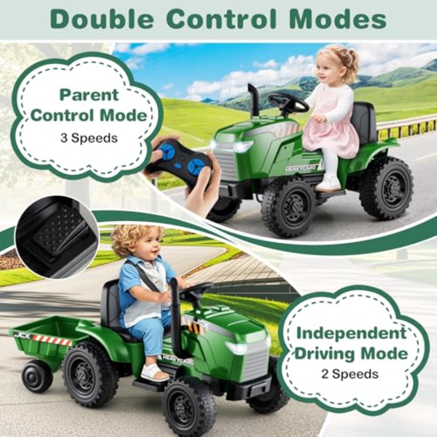 Ride on Tractor with Trailer f - огляд і ціна Outdoor Lighting Remote Control